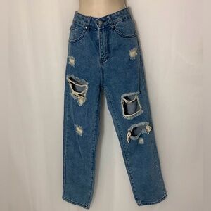 Order Plus Jeans with stylish rips